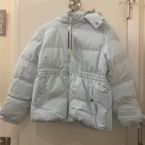 Light Blue Kids Puffer Jacket